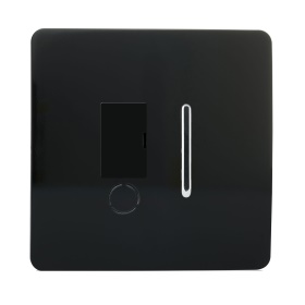 ART-FSBK  Switch Fused Spur 13A With Flex Outlet Gloss Black